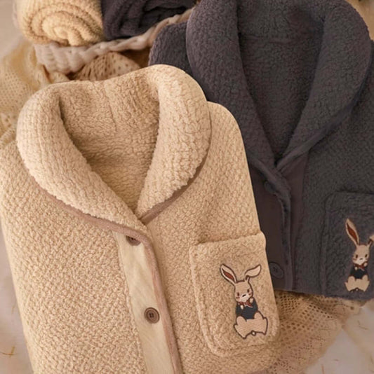 Coral Fleece Couple Plus Size Homewear Suit