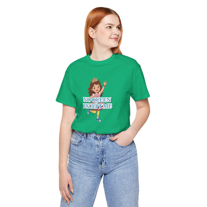 "No Queen Except Me Tee" Girls' T-Shirt(Blue)