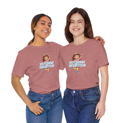 "No Queen Except Me Tee" Girls' T-Shirt(Blue)
