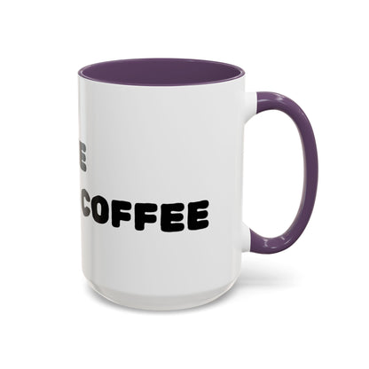 'The Morning Coffee' Black-Trim Ceramic Mug (11/15 oz)