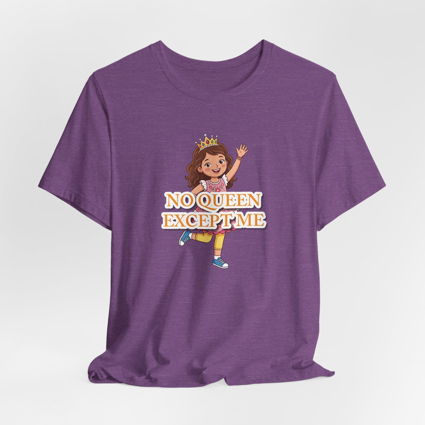 "No Queen Except Me Tee" Girls' T-Shirt(Gold)