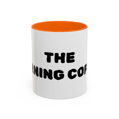 'The Morning Coffee' Black-Trim Ceramic Mug (11/15 oz)