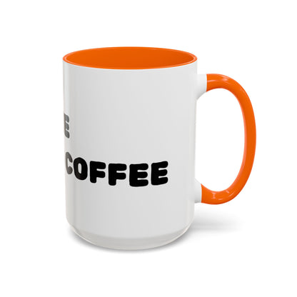 'The Morning Coffee' Black-Trim Ceramic Mug (11/15 oz)