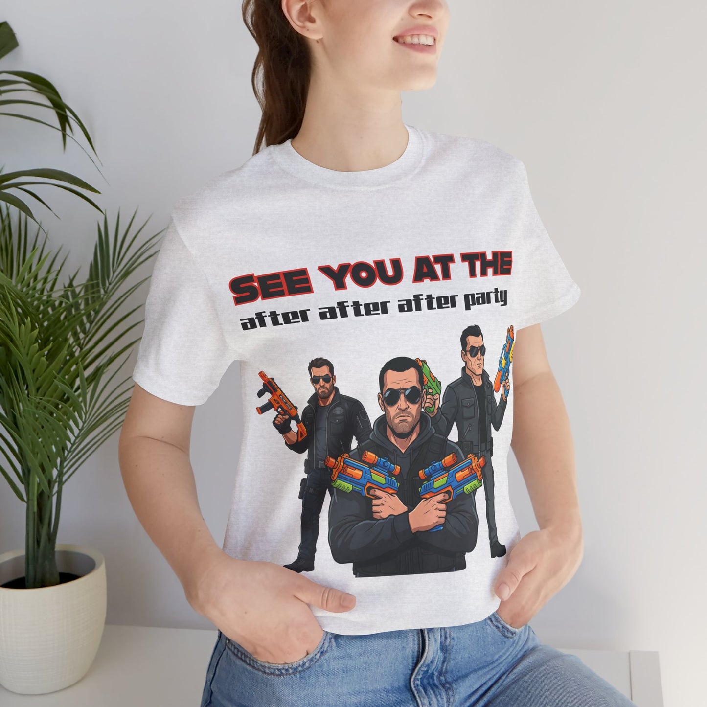 "See You At The After After After Party" Water Gun Squad T-Shirt