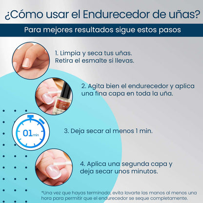 Nail Hardener 15 ml- Endurecedor de uñas - Nooves Nails-3