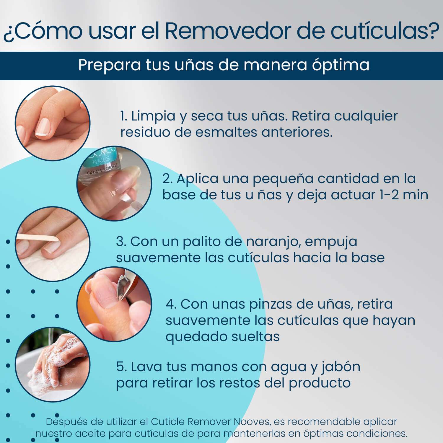Cuticle Remover 15ml - Removedor de cutícula - Nooves Nails-2