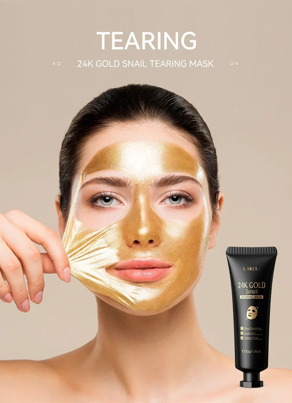 Gold Snail Peel Off Mask