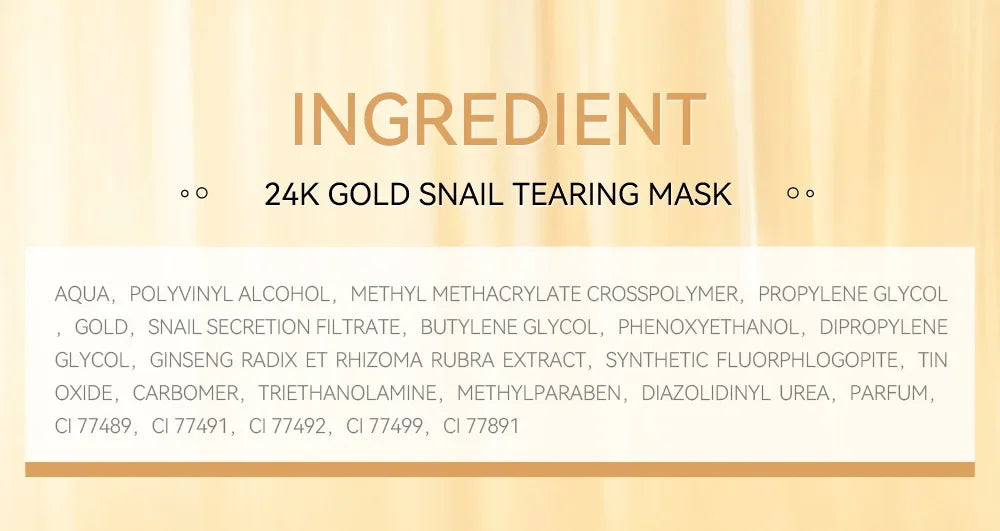 Gold Snail Peel Off Mask
