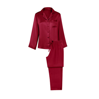Silk Homewear Spring And Autumn New Long Sleeve Women's Pajama Suit