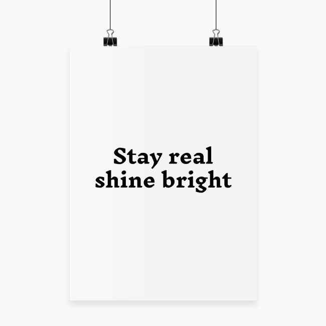 Portrait Poster Glossy Paper | Sizes A1 - A4 - THIRAPNS LLC